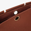 Hermes Herbag Brown PM Vache Hunter Toile 2 Way Bag