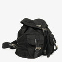 Prada Tessuto Nylon Twin Pockets Drawstring Backpack