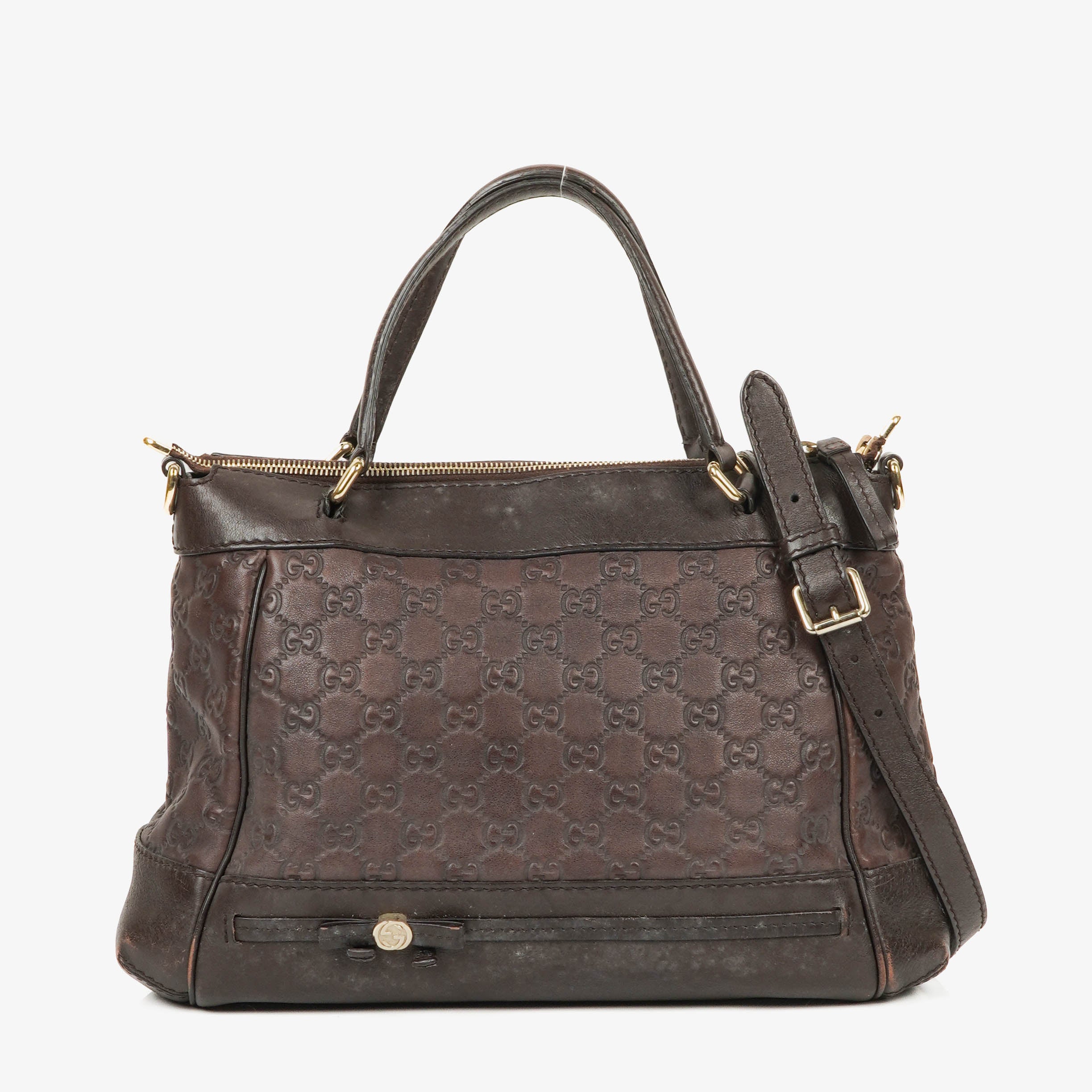 Gucci Guccissima Mayfair Convertible Tote