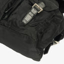 Prada Tessuto Nylon Twin Pockets Drawstring Backpack