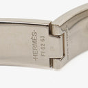 Hermes Orange Enamel Clic H Bracelet