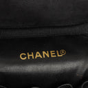 Chanel Black Leather Vanity Case