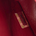 Chanel Vintage Classic Double Flap Bag in Quilted Red Lambskin with 24K Gold-Plated Hardware
