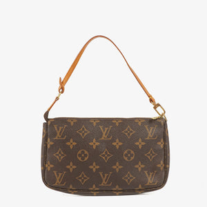 Louis Vuitton Pochette Accessoires Monogram Canvas Clutch Handbag