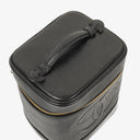 Chanel Black Leather Vanity Case