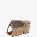 Gucci GG Multicolour Beige/Brown Monogram Canvas Belt Bag