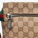 Gucci GG Multicolour Beige/Brown Monogram Canvas Belt Bag