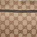Gucci GG Multicolour Beige/Brown Monogram Canvas Belt Bag