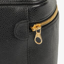 Chanel Black Leather Vanity Case