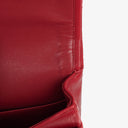 Chanel Vintage Classic Double Flap Bag in Quilted Red Lambskin with 24K Gold-Plated Hardware