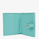 Gucci Turquoise Microguccissima Leather Jackie Compact Wallet
