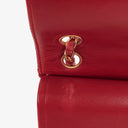 Chanel Vintage Classic Double Flap Bag in Quilted Red Lambskin with 24K Gold-Plated Hardware