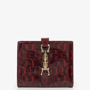 Gucci Burgundy Patent Leather Wallet