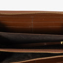 Gucci Horsebit 1955 GG Supreme Monogram Azalea Calfskin Zip Around Wallet