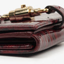 Gucci Burgundy Patent Leather Wallet