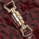 Gucci Burgundy Patent Leather Wallet
