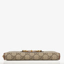 Gucci Horsebit 1955 GG Supreme Monogram Azalea Calfskin Zip Around Wallet