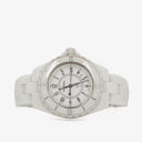 Chanel J12 Stainless Steel White Ceramic 38mm Quartz Watch