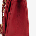 Chanel Vintage Classic Double Flap Bag in Quilted Red Lambskin with 24K Gold-Plated Hardware