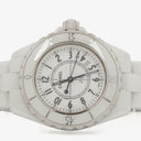 Chanel J12 Stainless Steel White Ceramic 38mm Quartz Watch