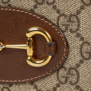 Gucci Horsebit 1955 GG Supreme Monogram Azalea Calfskin Zip Around Wallet