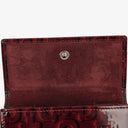 Gucci Burgundy Patent Leather Wallet