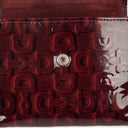 Gucci Burgundy Patent Leather Wallet