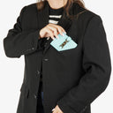 Gucci Turquoise Microguccissima Leather Jackie Compact Wallet