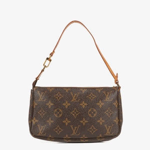 Louis Vuitton Pochette Accessoires Monogram Canvas Clutch Handbag