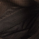 Gucci Bamboo Top Handle Beige Canvas Brown Lerahter Hobo Bag