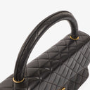 Chanel Classic Kelly Vintage Black Quilted Lambskin With 24K Gold-Plated Hardware