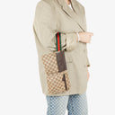 Gucci GG Multicolour Beige/Brown Monogram Canvas Belt Bag