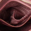 Prada Saffiano Pink Leather Shoulder Bag