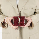 Gucci Burgundy Patent Leather Wallet