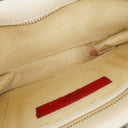 Valentino Garavani Cream Rockstud Camera Crossbody Bag