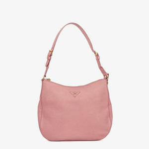 Prada Saffiano Pink Leather Shoulder Bag