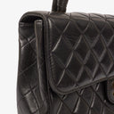 Chanel Classic Kelly Vintage Black Quilted Lambskin With 24K Gold-Plated Hardware