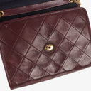 Chanel Mini Flap Bag Burgundy Quilted Lambskin With 24K Gold-Plated Hardware