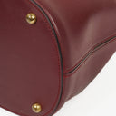 Sac Escarcelle Must De Cartier en cuir bordeaux