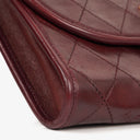 Chanel Mini Flap Bag Burgundy Quilted Lambskin With 24K Gold-Plated Hardware