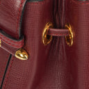 Sac Escarcelle Must De Cartier en cuir bordeaux