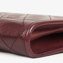 Chanel Mini Flap Bag Burgundy Quilted Lambskin With 24K Gold-Plated Hardware