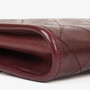 Chanel Mini Flap Bag Burgundy Quilted Lambskin With 24K Gold-Plated Hardware
