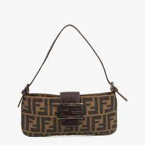 Fendi Zucca Baguette Shoulder Bag