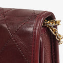 Chanel Mini Flap Bag Burgundy Quilted Lambskin With 24K Gold-Plated Hardware