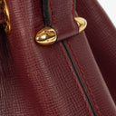 Sac Escarcelle Must De Cartier en cuir bordeaux