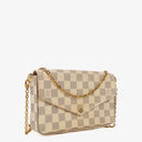 Louis Vuitton Felicie Pochette Damier Azur Canvas Bag