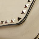 Valentino Garavani Cream Rockstud Camera Crossbody Bag