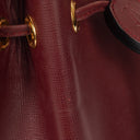 Sac Escarcelle Must De Cartier en cuir bordeaux