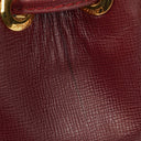 Sac Escarcelle Must De Cartier en cuir bordeaux